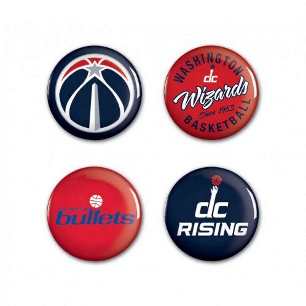 WASHINGTON WIZARDS(NBA) ワシントンウィザーズ - BUTTON 4 PACK / バッジ - PGS